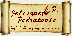 Jelisaveta Podrapović vizit kartica